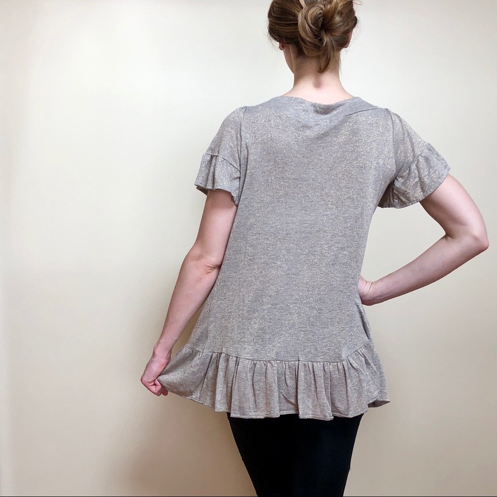 Julie’s Closet | sparkly gold top